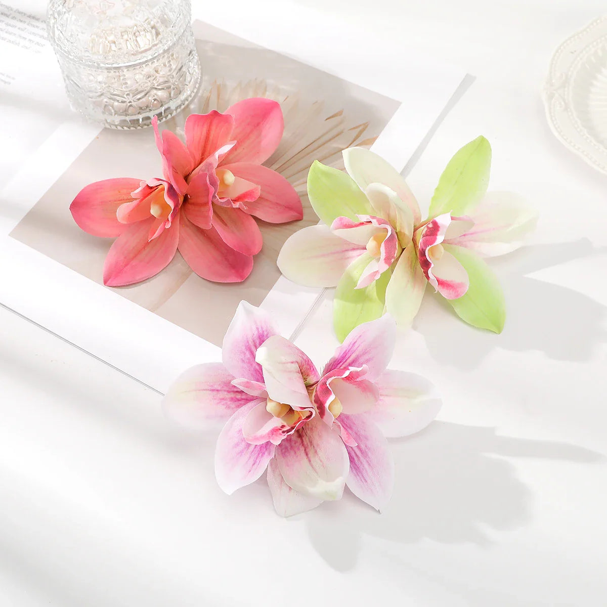 Gladiolus Flowers Small Hair Clip