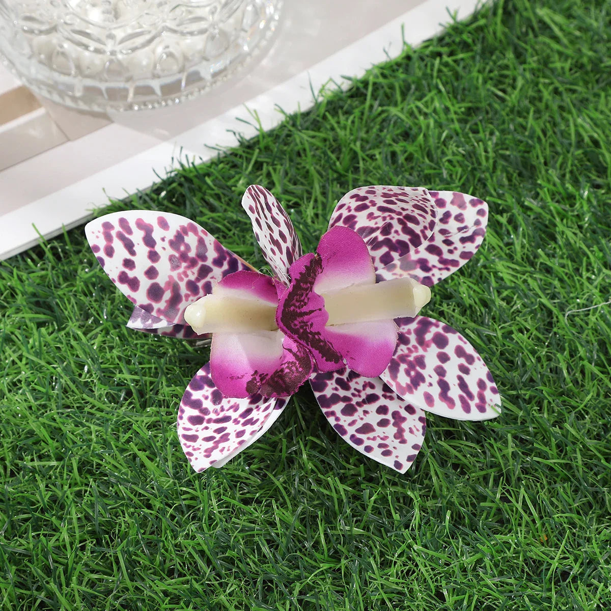 Gladiolus Flowers Small Hair Clip