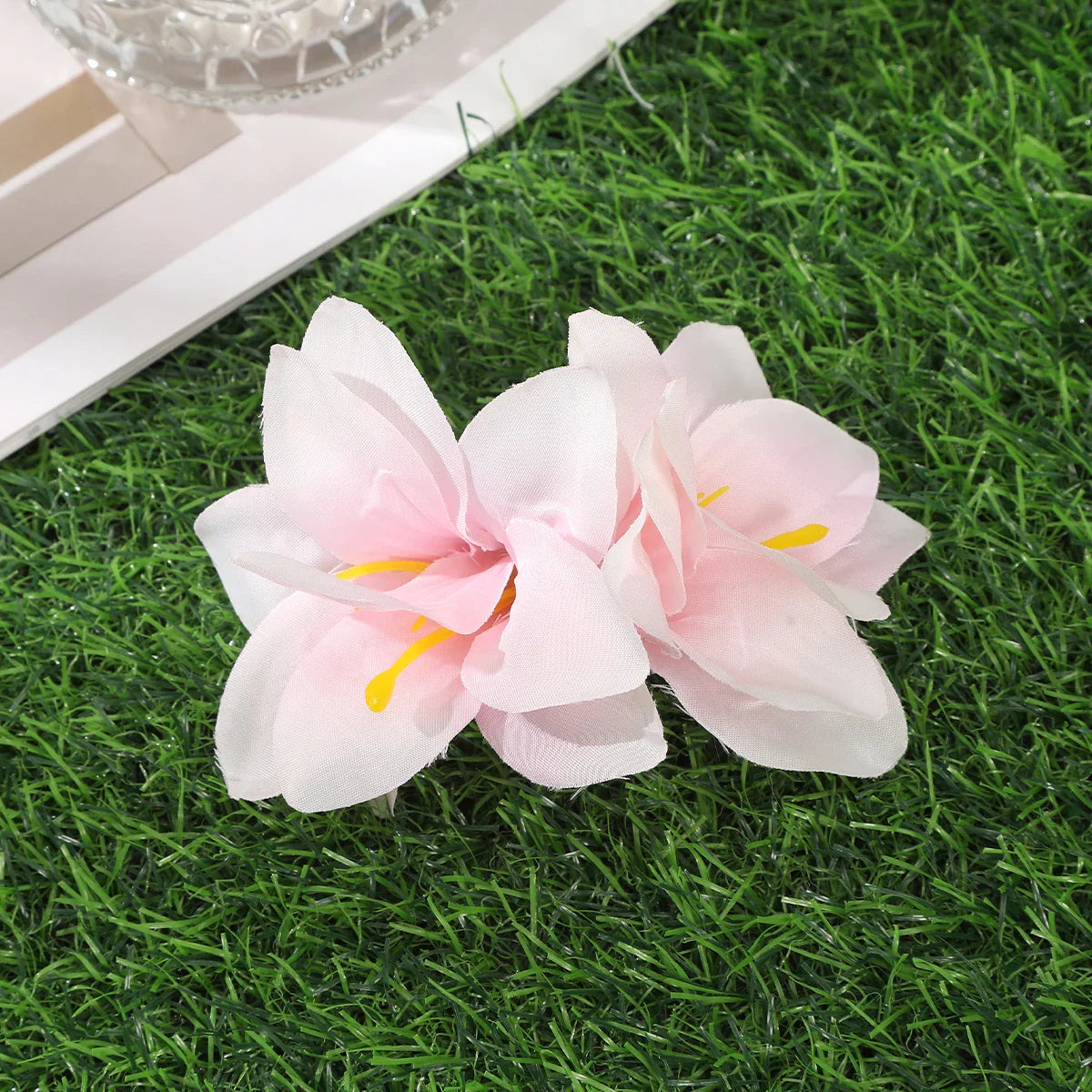 Gladiolus Flowers Small Hair Clip