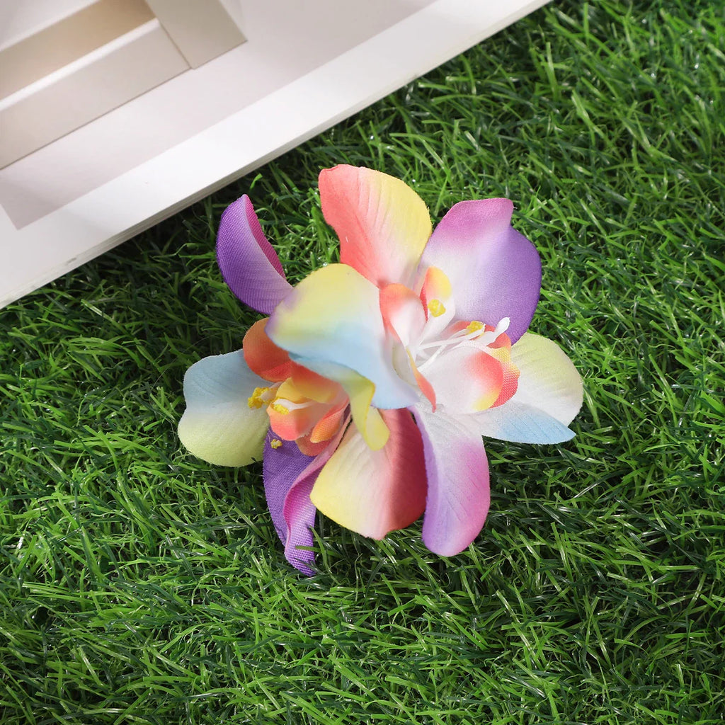 Gladiolus Flowers Small Hair Clip
