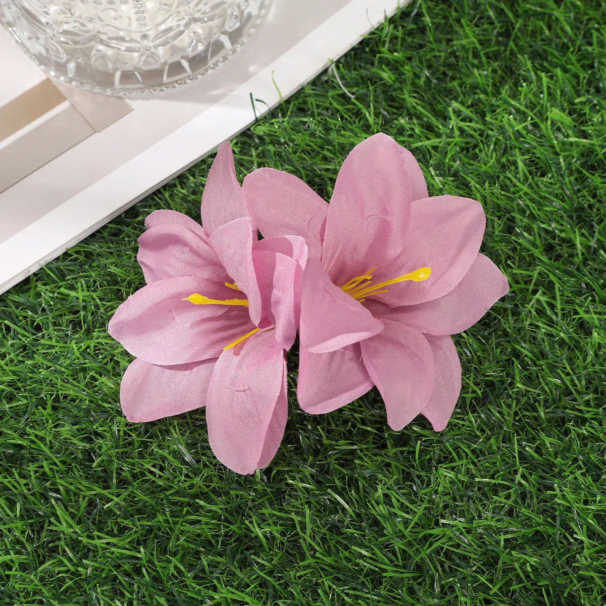 Gladiolus Flowers Small Hair Clip