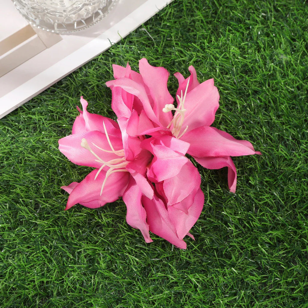 Gladiolus Flowers Small Hair Clip