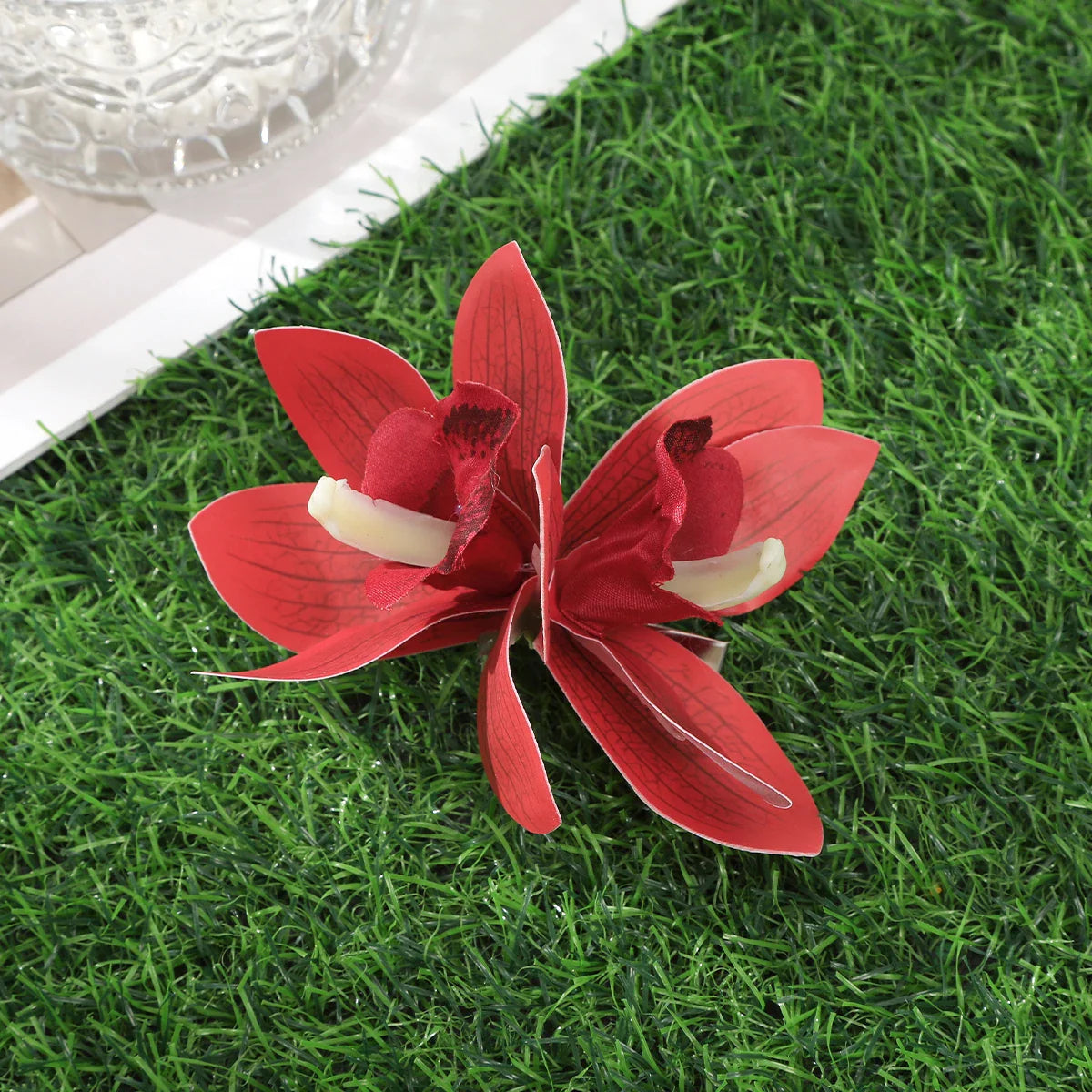Gladiolus Flowers Small Hair Clip