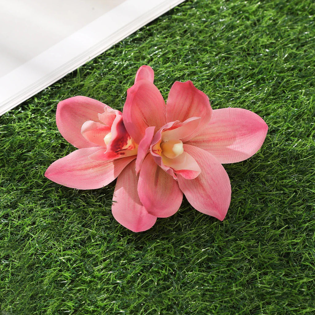 Gladiolus Flowers Small Hair Clip