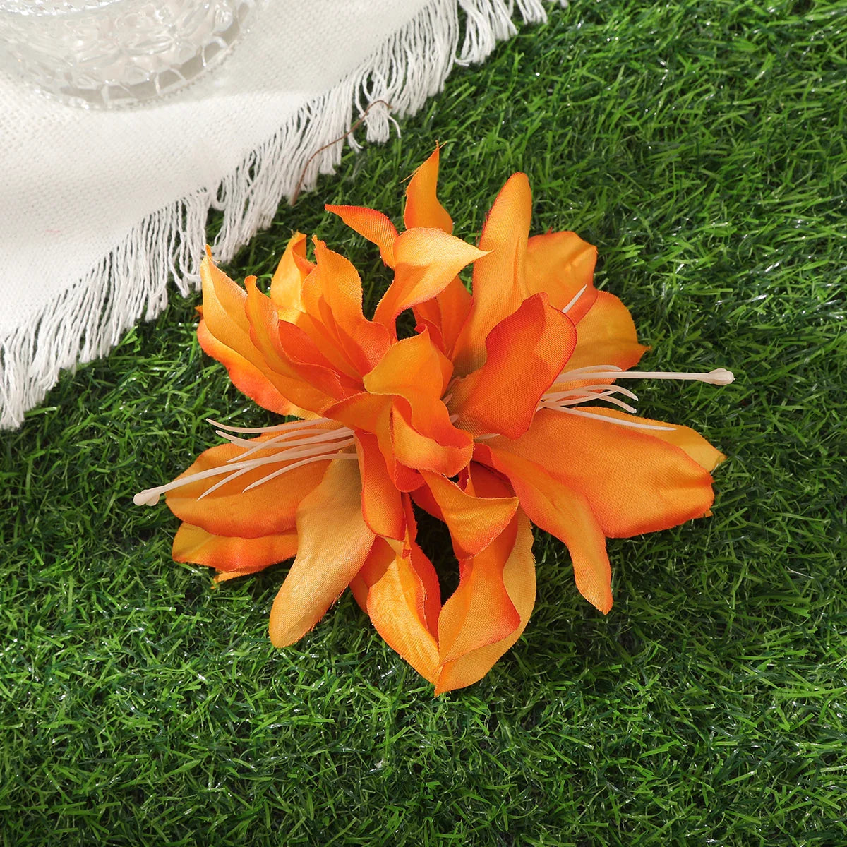 Gladiolus Flowers Small Hair Clip