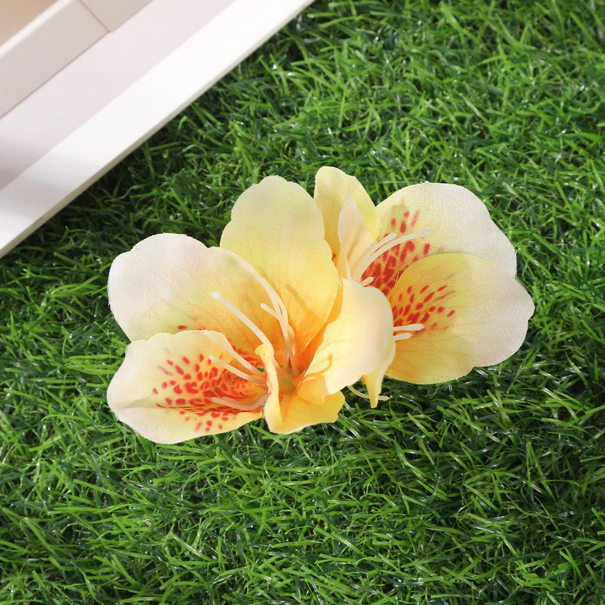 Gladiolus Flowers Small Hair Clip