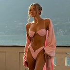 Gathered Two Piece Swimsuit