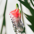 Stemmed Shaped Glass Pink Cocktail Hair Claw