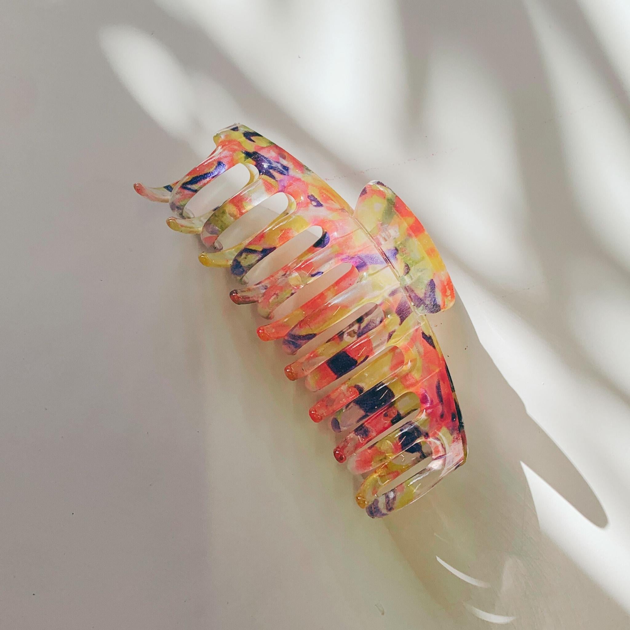 Velvet Claws Hair Clip | The Lobster in Translucent Blooms