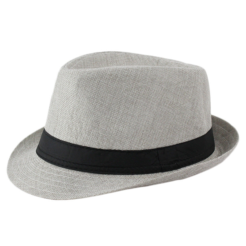 Summer Jazz Linen Straw Hat