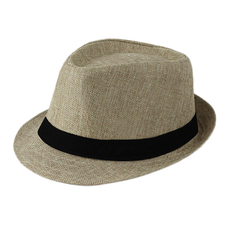 Summer Jazz Linen Straw Hat