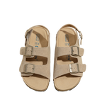 Leather Velcro Closure Sandals