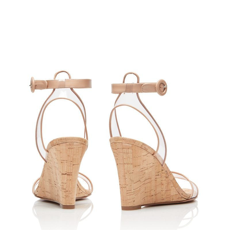 Clear and Wood Grain Wedges