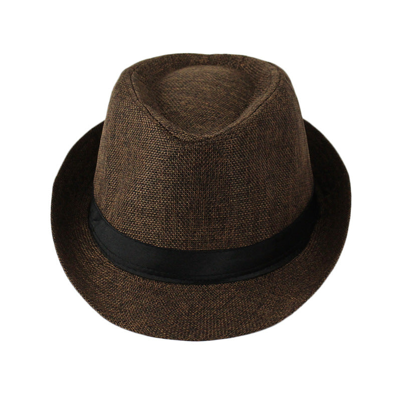 Summer Jazz Linen Straw Hat