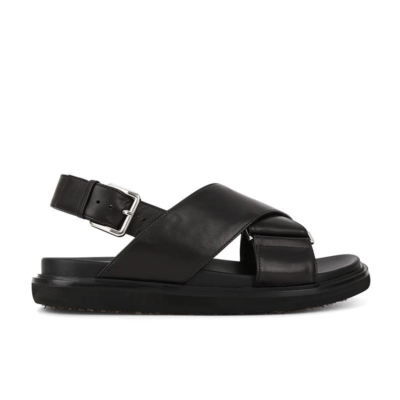 Sandals with Cross Strap Design