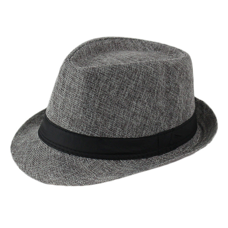 Summer Jazz Linen Straw Hat
