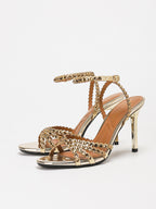 Crisscross Strappy Stiletto Heels