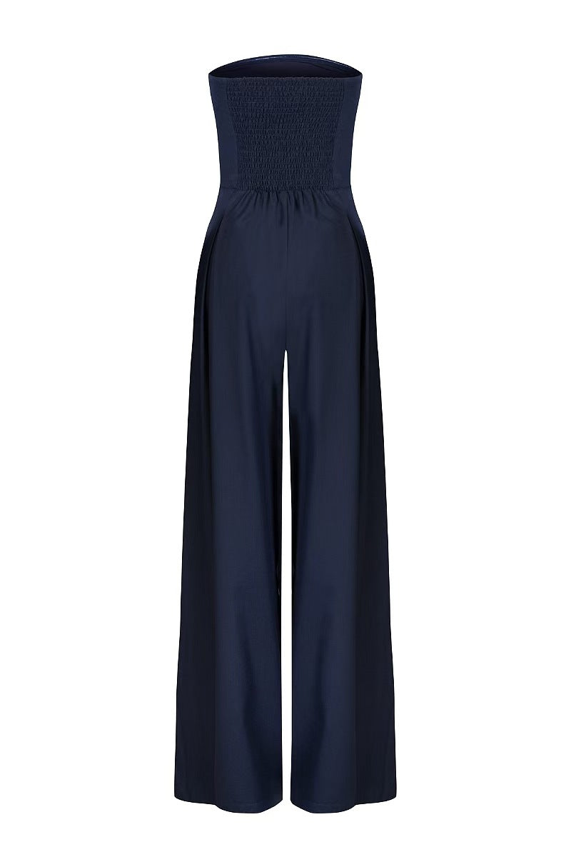 Tube Top Wide Leg Jumpsuit