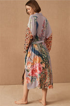 Peacock Print Bikini Cover-up
