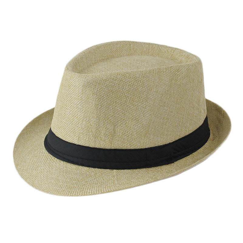Summer Jazz Linen Straw Hat