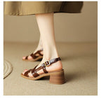 Peep Open Toe Slingback Sandals