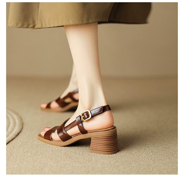 Peep Open Toe Slingback Sandals