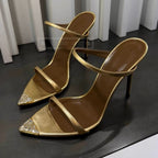 Pointed-toe Rhinestone Stilettos