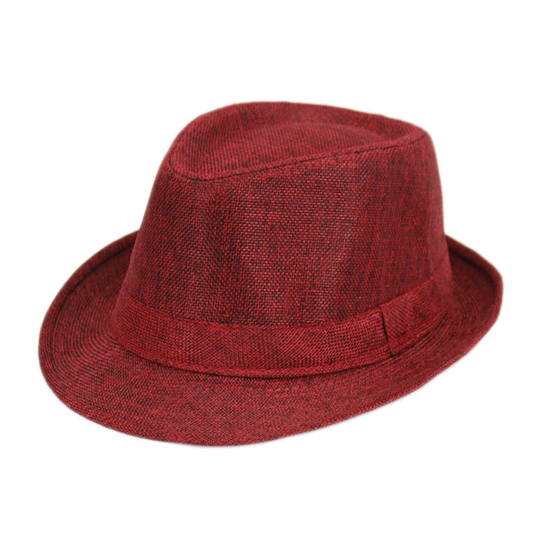 Summer Jazz Linen Straw Hat